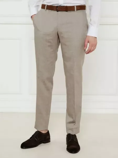 Joop! Pantaloni Blayr cu adaos de lână bej