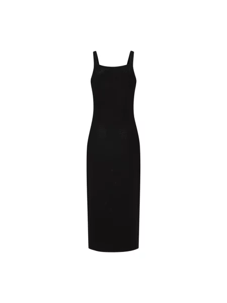 Sukienka maxi Alexander Wang z nadrukiem czarna