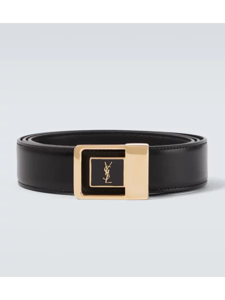 Curea Saint Laurent din piele negru