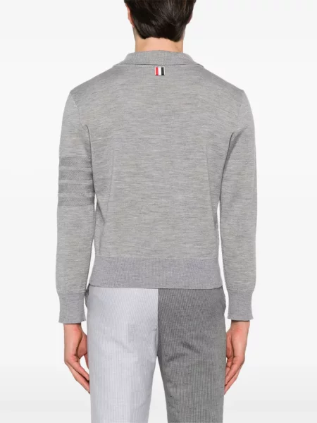Polo Thom Browne cu dungi gri