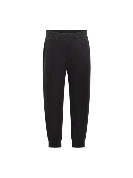 Spodnie dresowe Emporio Armani z logo niebieskie