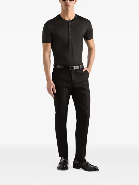 Tricou Dolce & Gabbana de mătase gri
