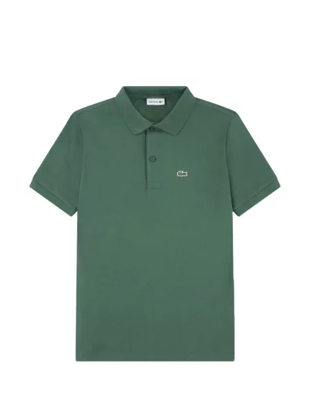 Koszulka polo dziecięca Lacoste zielona