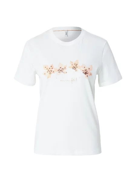 ONLY Tricou ONLKITA șamoa / auriu alb