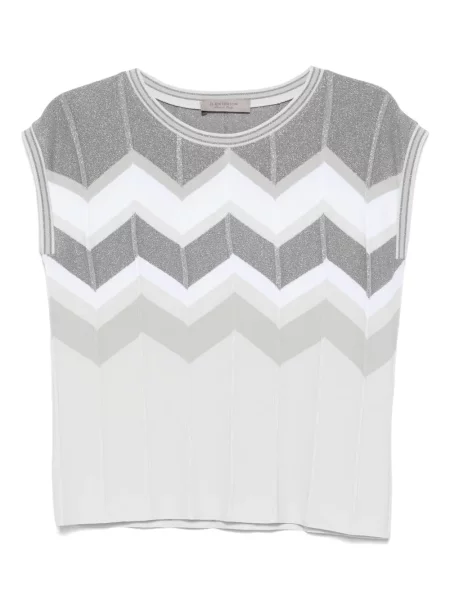 Vestă D.exterior tricotate gri