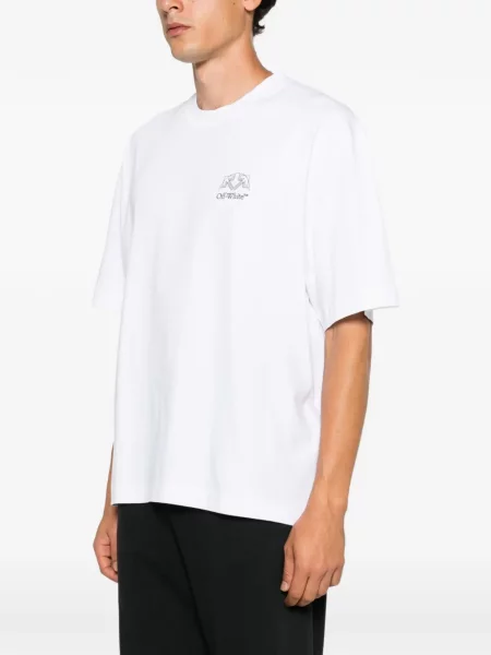Tricou Off-white cu imagine alb