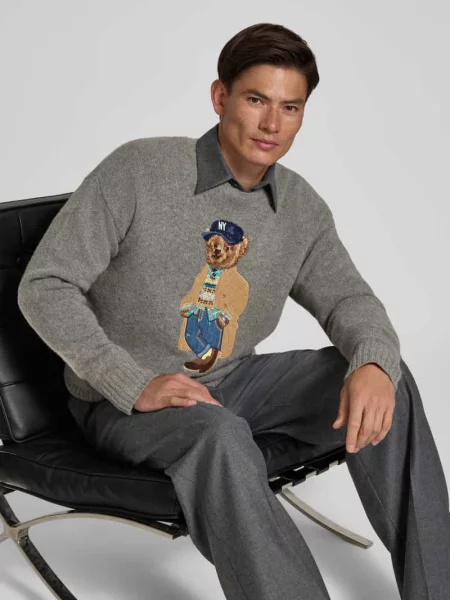 Polo Ralph Lauren Sweter szary