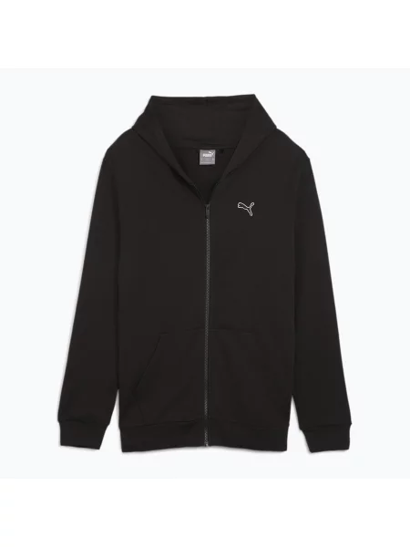 Férfi pulóver PUMA Better Essentials puma black Better Essentials Full-Zip Hoodie TR fekete