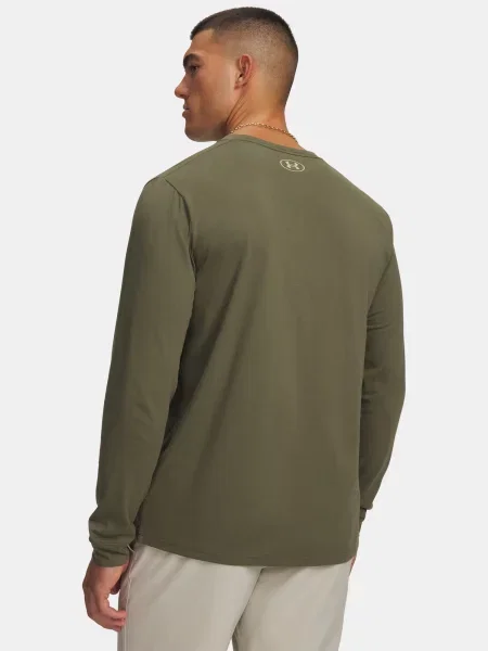 Tricou mânecă lungă Under Armour cu mâneci lungi lung kaki
