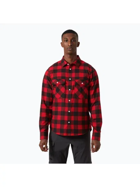 Košile Helly Hansen Lokka Organic Flannel red buffalo check červená