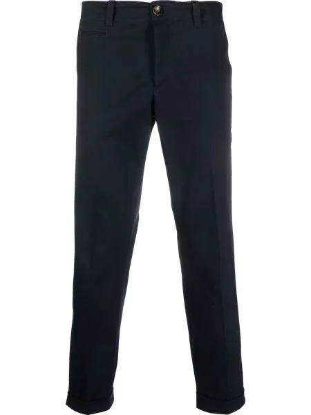 Pantaloni Pt Torino cu cataramă albastru