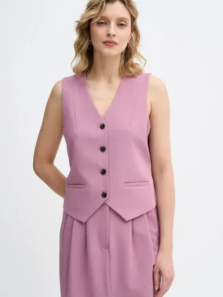 Telovnik Sisley roza