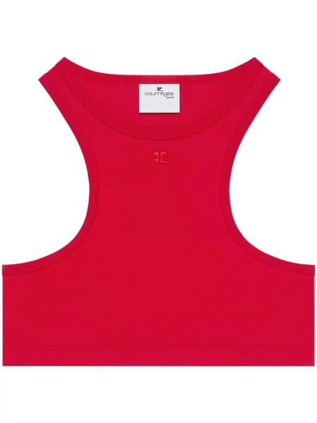Cropp top Courreges roșu