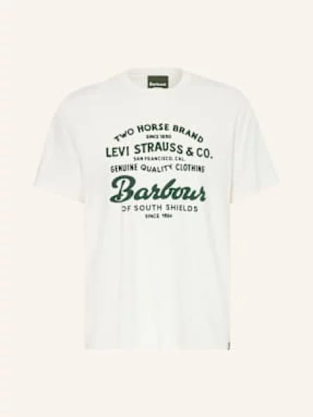 Koszulka Barbour z logo biała