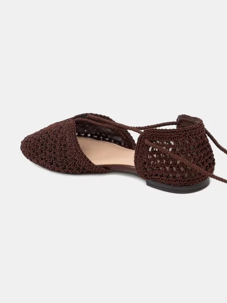 Twinset balerina cipő barna