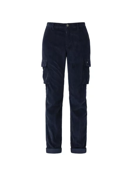 Pantaloni cargo Mason's de catifea cord albastru