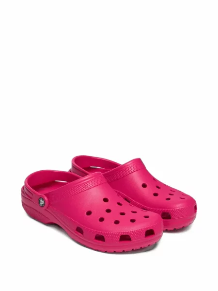 Klasikinės dirželis mulės Crocs rožinė
