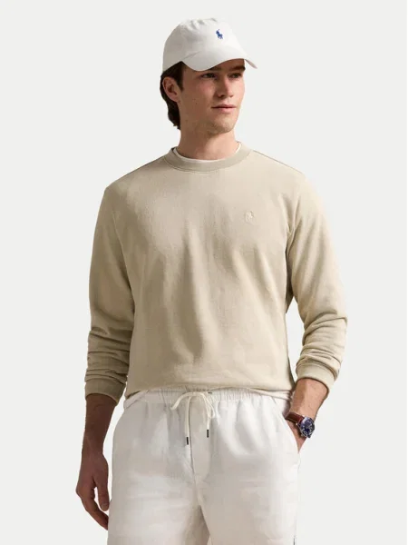 Hanorac Polo Ralph Lauren din material terry bej