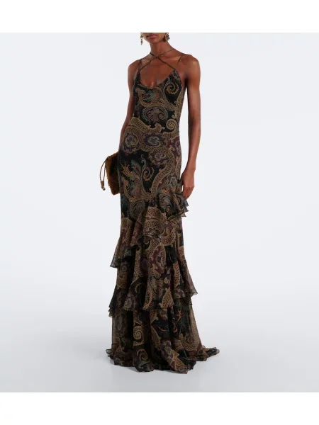 Φόρεμα Etro με βολάν paisley
