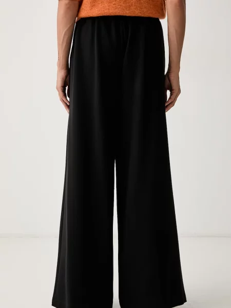Fracomina spodnie wide leg czarne