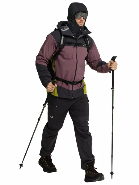 Вітровка Jack Wolfskin темно-сірий сіра