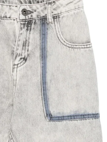 Jeansy dziecięce Emporio Armani szare