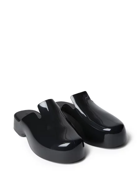 Papuci tip mules Melissa negru
