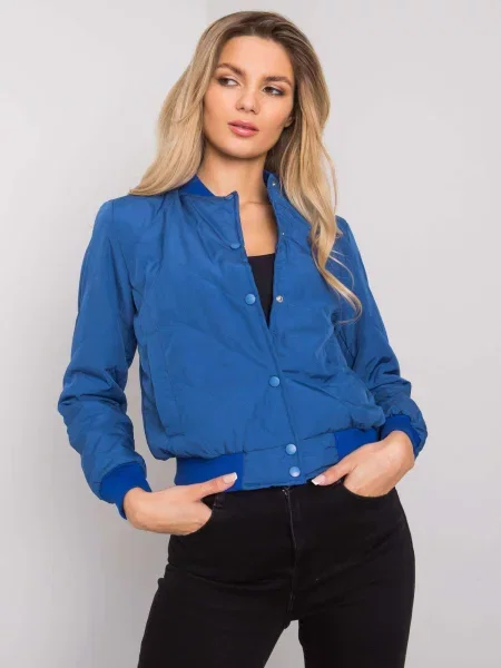 Bomber jakna Fashionhunters modra