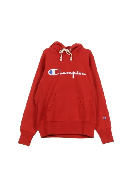 Bluza z kapturem Champion z kapturem czerwona