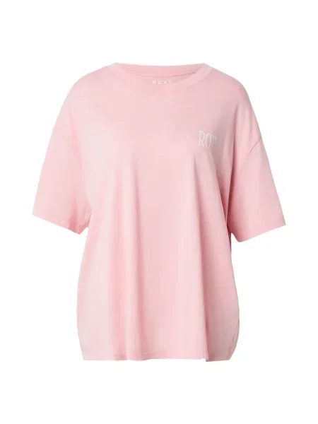 ROXY Tricou roz deschis / roșu burgundy alb