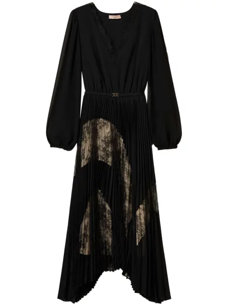 Rochie Twinset plisată de costum negru