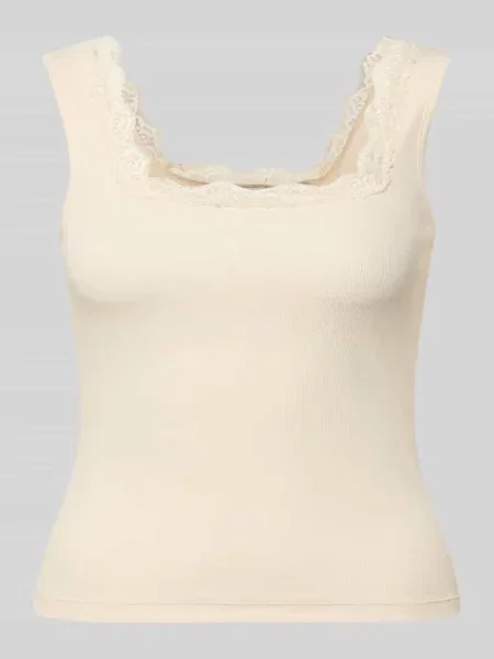 Top Jake*s Casual koronkowy beżowy