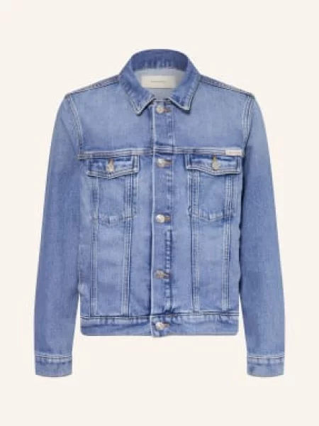 Jeansová bunda Calvin Klein Jeans modré