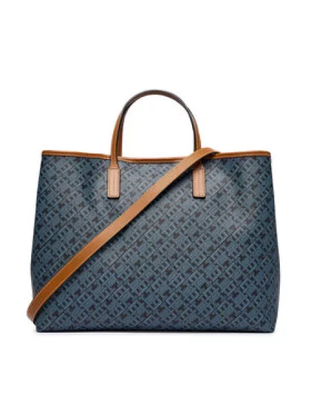 Tommy Hilfiger Táska Th Monoplay Satchel Corp Sötétkék