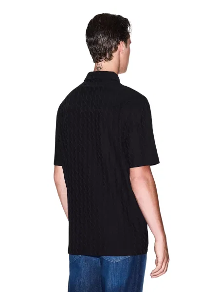 Polo majica Armani črna