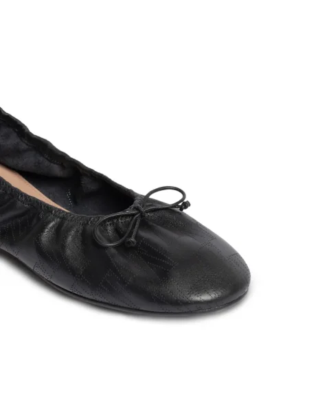 Balerini Alberta Ferretti cu funde negru