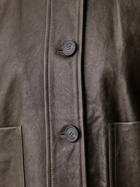 Кожаная куртка Weekend Max Mara