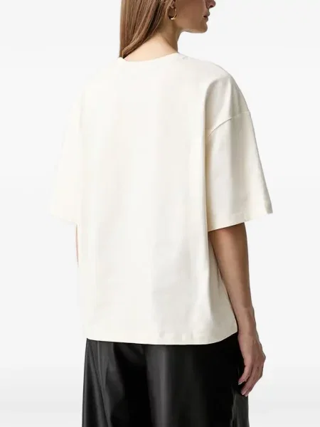Tricou Just Cavalli cu imagine alb