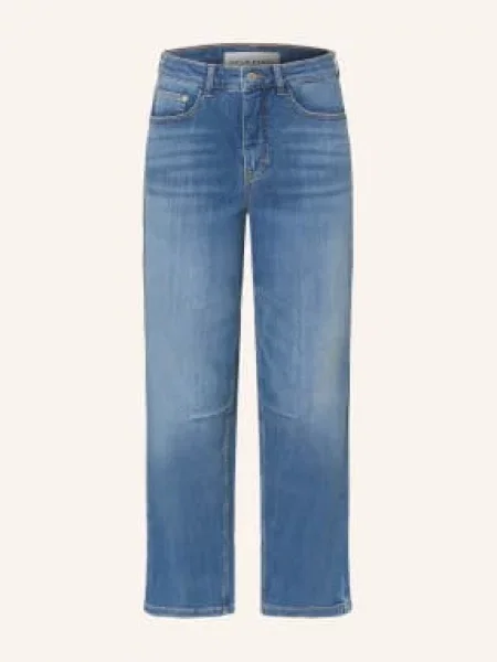 Opus Pants Dżinsy Z Szerokimi Nogawkami Melly Relax blau niebieskie