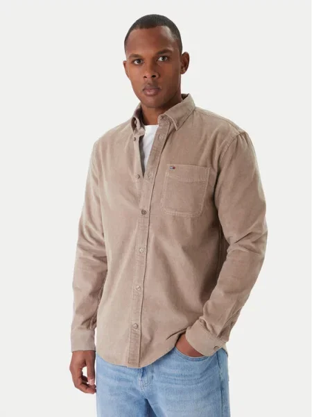 Majica Tommy Hilfiger Jeans bež