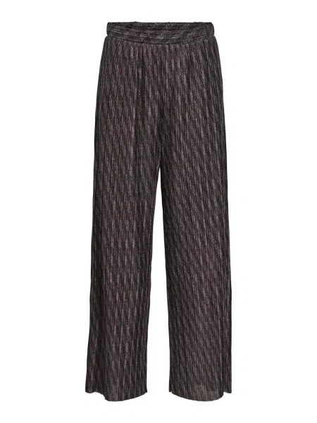OBJECT Pantaloni LUX lila negru