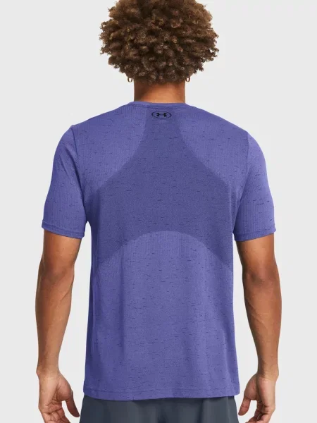 Безшовна спортивна футболка Under Armour фіолетова