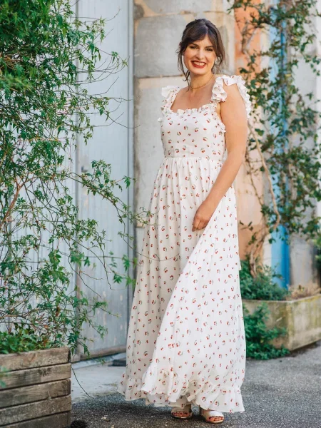 Rochie maxi Céleste lungă