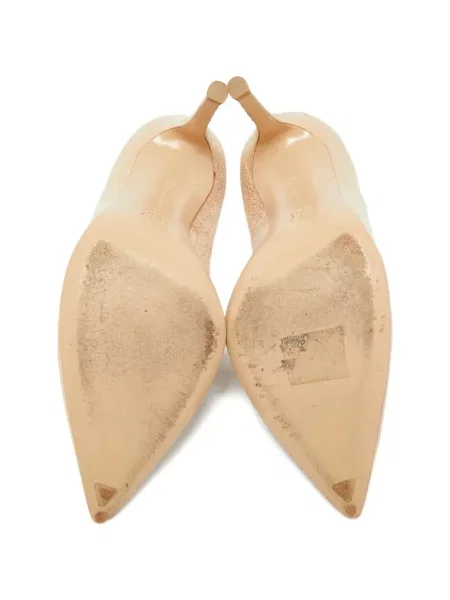 Pantofi cu toc Gianvito Rossi auriu