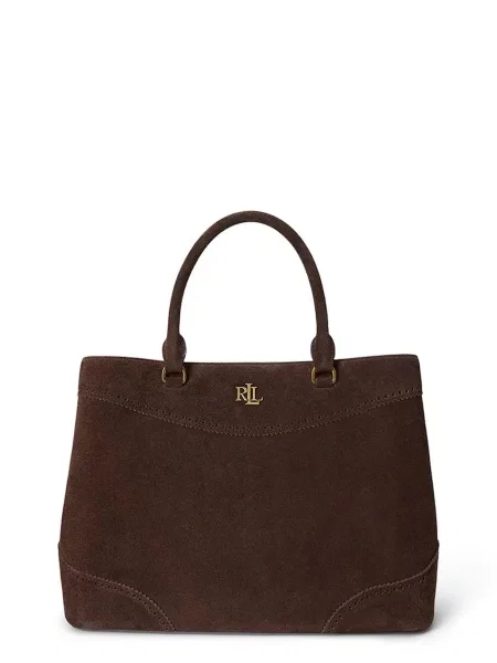 Kabelka LAUREN RALPH LAUREN hnedá