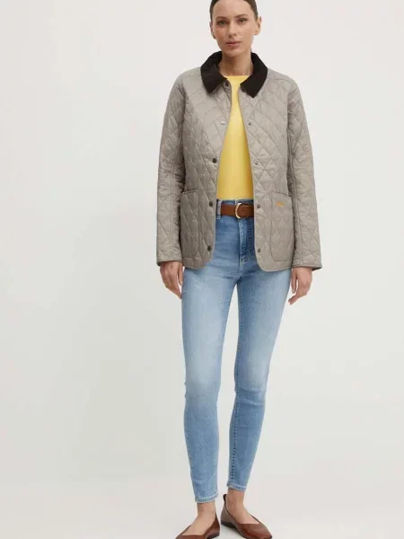Куртка Barbour перехідна сірий