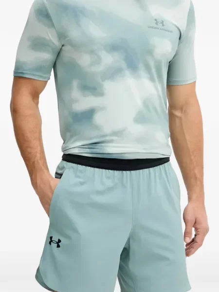 Pantaloni scurți Under Armour cu autograf albastru