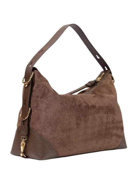 Geantă Love Moschino din piele maro
