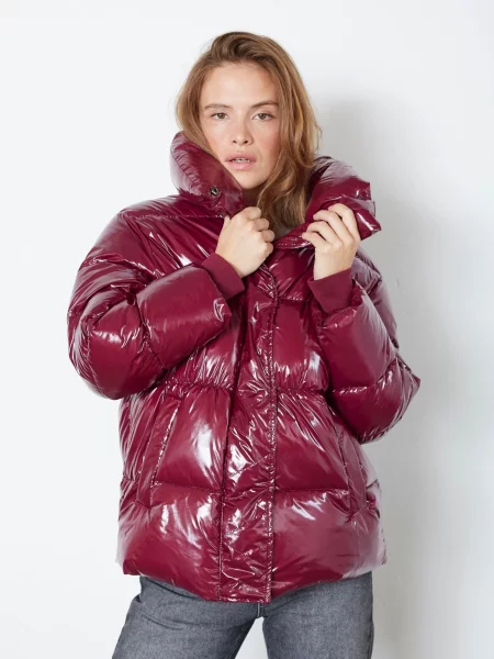 Co'couture Geacă de iarnă Glossy ciclam