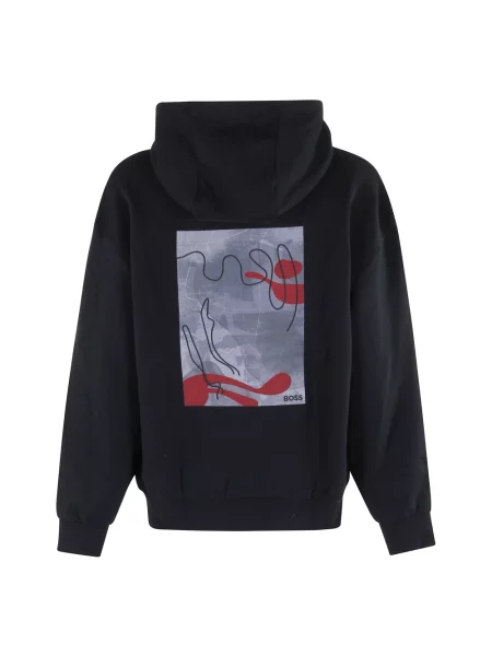 Bluza Boss frotte czarna